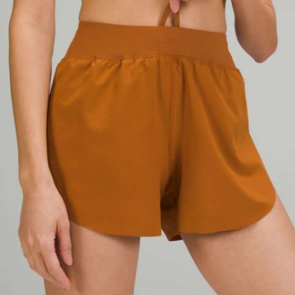 Lululemon Find Your Pace Shorts in Butternut Brown Size 6